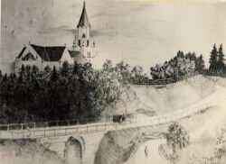 Hidinge nya kyrka uppf�rd 1867-1869 - klicka f�r att f�rstora