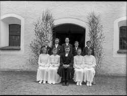 Pastor Lagerstedt, Kräcklinge läsgrupp, 1942 se SEJ-14587 - klicka för att förstora