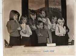 Barnfest i Hälsingsåsen omkring 1975 - klicka för att förstora
