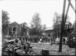 Byggm�stare E Lindstedt grupp Klara gruva 1918 - klicka f�r att f�rstora