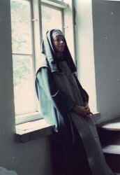 Britta Skanebo som abbedissan Gertrud - klicka för att förstora