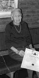 Sophie Jansson 106 år - klicka för att förstora