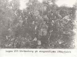Logen 153 Strömsborg på skogsutflykt - klicka för att förstora