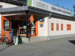 Exteri�rbild Fjugesta J�rn och F�rg AB, Letstigen, Fjugesta - klicka f�r att f�rstora