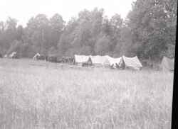 Scouter på läger i Björstorp i närheten av Hallsberg - klicka för att förstora