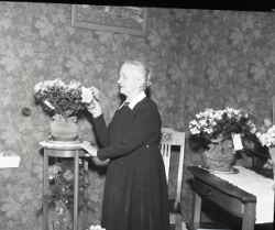 Fr�ken Hilma Larsson i Sl�storp fyller 80 �r - klicka f�r att f�rstora
