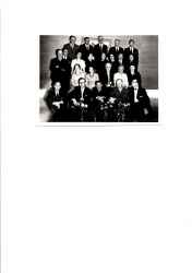 Tv� skolklasser i Fjugesta. L�rare Olga Alborg. 1961- - klicka f�r att f�rstora