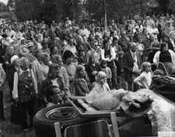Mullhytte marknad 1975 - klicka för att förstora